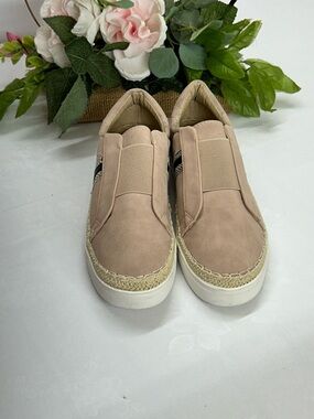 Women's Slip-On Espadrille Sneakers - Blush Pink
